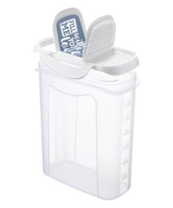 Rotho CLIC & LOCK Bewaar- en Strooidoos 1.5L Wit/Transparant