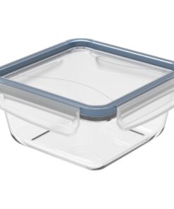 Rotho Clic & Lock Koelkast Bewaardoos 0.75L Horizon Blauw/Transparant/Glas