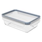 Rotho Clic & Lock Koelkast Bewaardoos 1.3L Horizon Blauw/Transparant/Glas