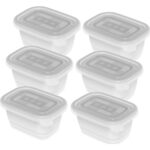 Rotho Freeze Diepvriesdozen 6x0.25L Transparant/Wit