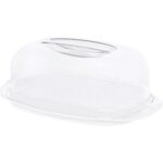 Rotho Fresh Kaasdoos 29x17x10.5 cm Wit/Transparant