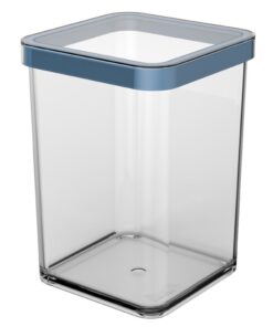 Rotho LOFT Bewaardoos 10x10x14.2 cm 1L Horizon Blauw/Transparant