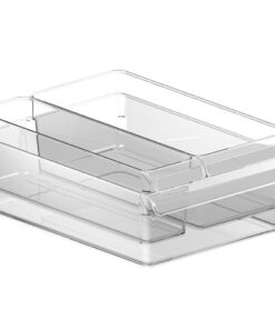 Rotho LOFT Koelkast Organizer Set 3-delig Transparant