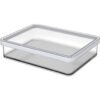 Rotho LOFT Vleeswarendoos 20x15x5 cm 1L Wit/Transparant