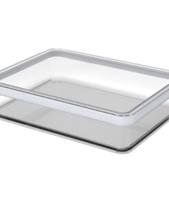 Rotho LOFT Vleeswarendoos 20x15x5 cm 1L Wit/Transparant