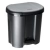 Rotho PILA Pedaalemmer Afvalscheider 2x10L Zwart