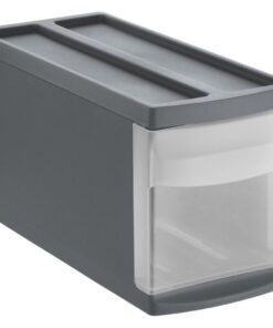 Rotho SYSTEMIX Design Ladekast 39.5x17x20.3 cm Antraciet