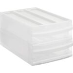 Rotho SYSTEMIX Design Ladekast met 2 Lades 39.5x25.5x20.3 cm Wit