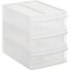Rotho SYSTEMIX Design Ladekast met 3 Lades 26.5x19.2x23.3 cm Wit