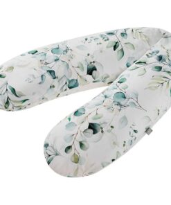 Rotho Voedingskussen Bladeren Motief 190x35 cm Groen/Wit