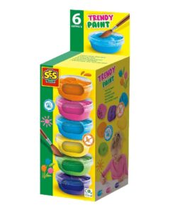 SES Creative Plakkaatverf Trendy 6x45 ml