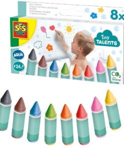 SES Creative Ses 13050 Tiny Talents Kleuren In Bad 8 Pack