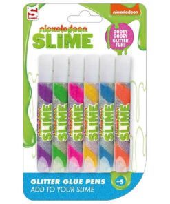 Sambro Nickelodeon Slime Glitter Pennen 6 Stuks