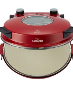 Schäfer Pizzaoven 32 cm Rood
