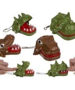 Sleutelhanger Dino met Kiespijn Assorti