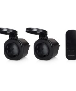 Smartwares SH4-99653 Mini Buiten Schakelaarset Zwart