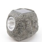 Solarlamp Steen Grijs/Polyresin
