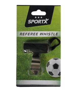 SportX Metalen Scheidsrechterfluitje met Koord