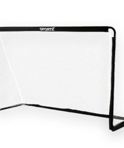 SportX Metalen Voetbaldoel 182x60x122 cm Zwart