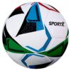 SportX Voetbal Triangle Froster 330-350 g Wit/Groen/Rood/Blauw