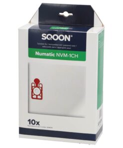 Sqoon Numatic NVM-1CH Stofzuigerzakken 10 Stuks