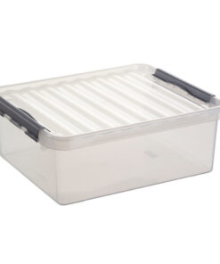 Sunware Q-Line Opbergbox 25l Transparant/Grijs