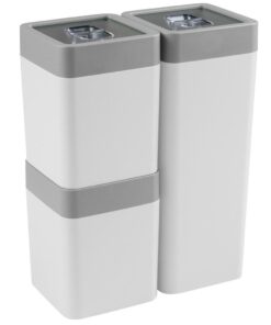 Sunware Sigma Home Voorraadbussen 0.6L+1.4L 3 Stuks Wit