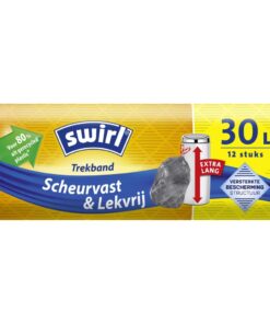 Swirl XL Pedaalemmerzakken met Trekband 30L 12 Stuks
