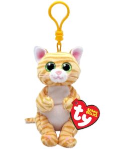 TY Beanie Babies Bellies Clip Knuffel Kat Mango 10 cm