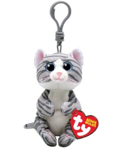 TY Beanie Babies Bellies Clip Knuffel Kat Mitzi 10 cm