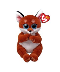 TY Beanie Babies Bellies Knuffel Vos Witt 15 cm