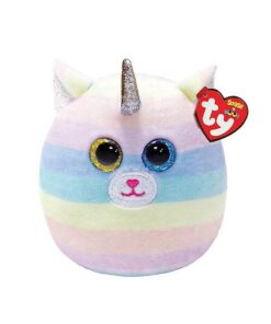 TY Squish A Boo Knuffelkussen Kat Heather 8 cm