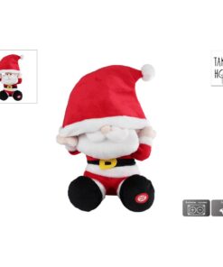 Take me Home Dansende Kerstman Knuffel + Kerstmuts + Muziek