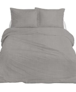 Ten Cate Premium Linnen Eenpersoons Dekbedovertrek 140x200/220 cm Cloudy Grey