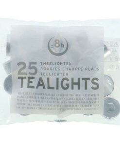 Theelichten 8 uur 25 Stuks