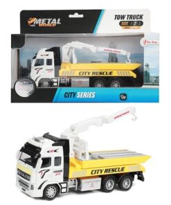 Toi-toys Sleepwagen Metal Junior 25 X 12 Cm Geel/Wit/Zwart