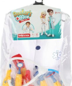 Toi-toys Verkleedset Dokter Junior Polyester Wit 10-delig