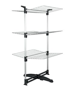 Tomado Ciclone Droogtoren 40 m Lijn 78x72x137 cm Zilver/Zwart