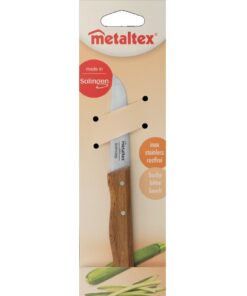 Tomado-Metaltex Keukenmes met Beukenhouten Greep RVS