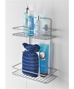 Tomado Metaltex Reflex Badkamerrek 2 Etages Zilvergrijs