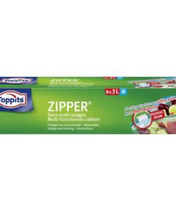 Toppits Zipper Multifunctionele Zakken 3L 8 Stuks