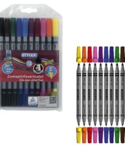 Toppoint Duo Viltstiften 10stuks