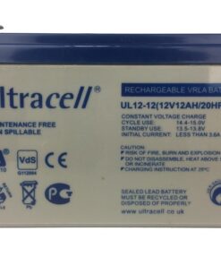 Alternative view of Ultracell 12 volt 12Ah accu voor elektrisch rijdend speelartikel