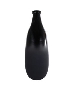 Vaas Montana S Mat/glanzend Zwart Glas 15x15x40cm