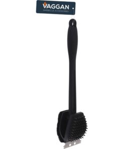 Vaggan 3in1 BBQ Borstel 38 cm Zwart