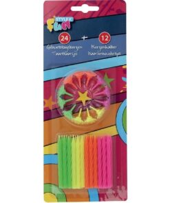 Verjaardagskaarsjes 24 stuks
