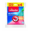 Vileda Colors Microvezeldoekjes 4 Stuks