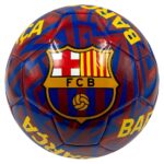 Voetbal FC Barcelona Tech Square Maat 5 Blauw/Rood