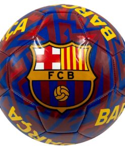 Voetbal FC Barcelona Tech Square Maat 5 Blauw/Rood