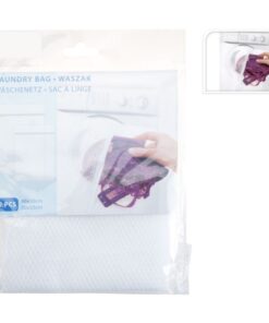 Waszakken met Ritssluiting 40x30 cm + 30x25 cm Wit